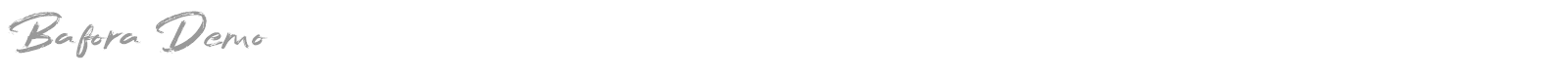 Bafora font preview